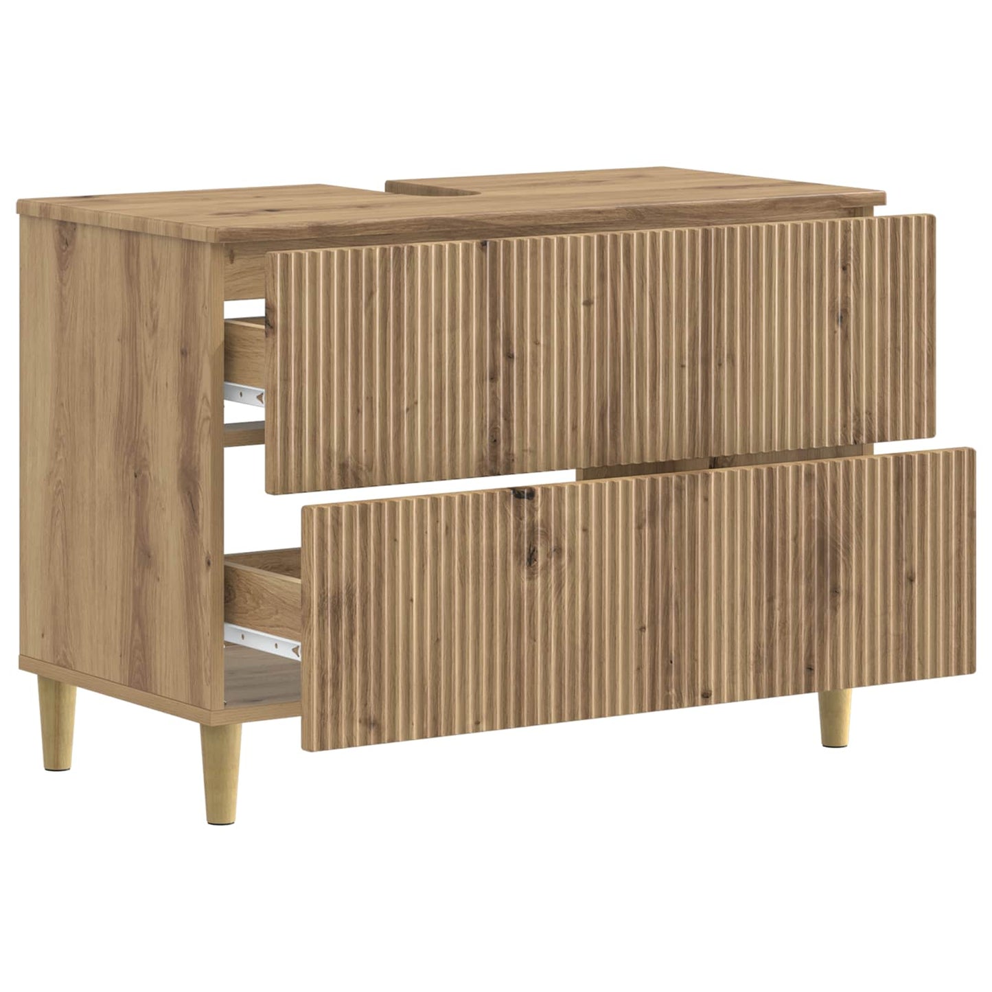 vidaXL Bathroom Sink Cabinet ARNHEM Artisan Oak 82 x 41x 59 cm