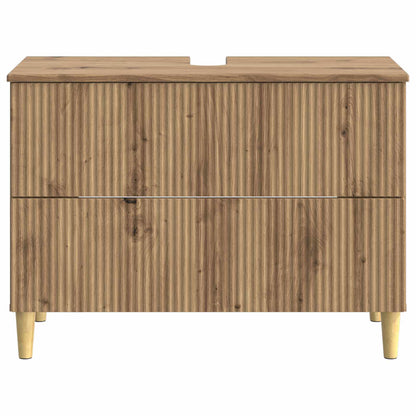 vidaXL Bathroom Sink Cabinet ARNHEM Artisan Oak 82 x 41x 59 cm