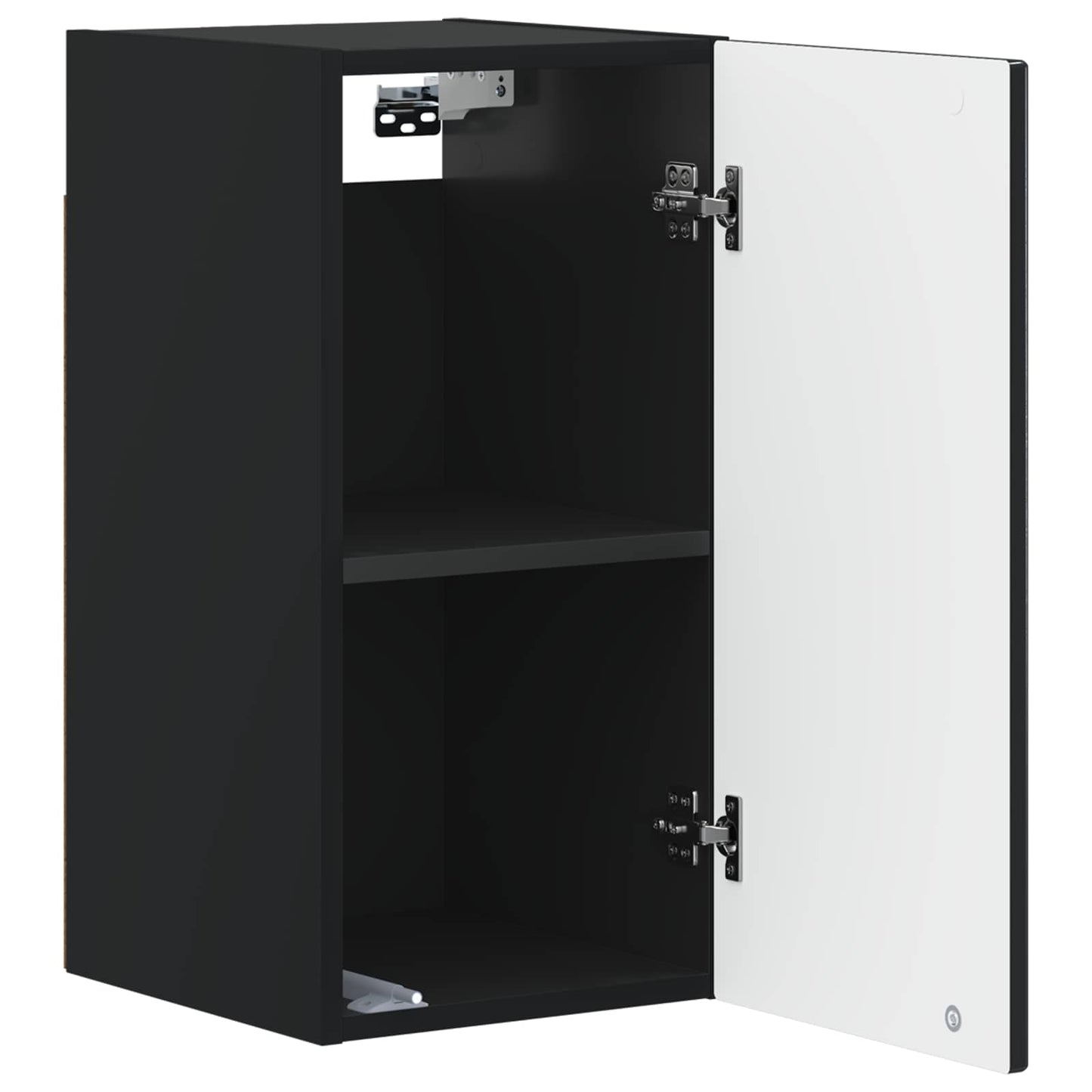 vidaXL Bathroom Wall Cabinet ARNHEM Black 30 x 31 x 59 cm