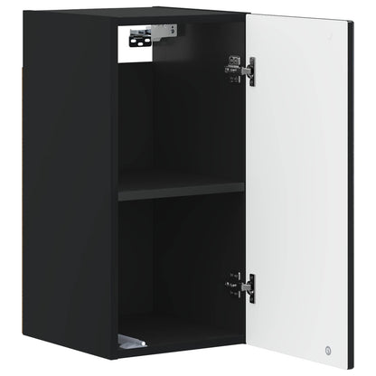 vidaXL Bathroom Wall Cabinet ARNHEM Black 30 x 31 x 59 cm