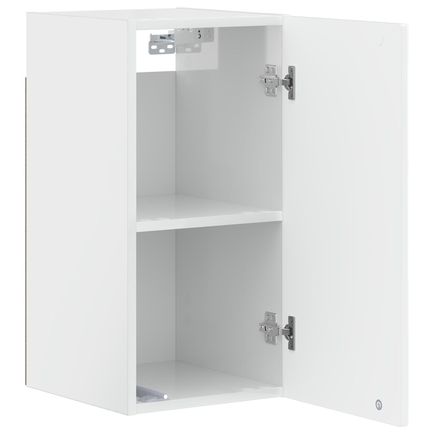 vidaXL Bathroom Wall Cabinet ARNHEM High Gloss White 30 x 31 x 59 cm