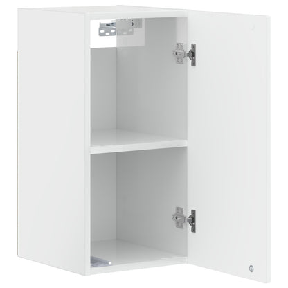 vidaXL Bathroom Wall Cabinet ARNHEM High Gloss White 30 x 31 x 59 cm