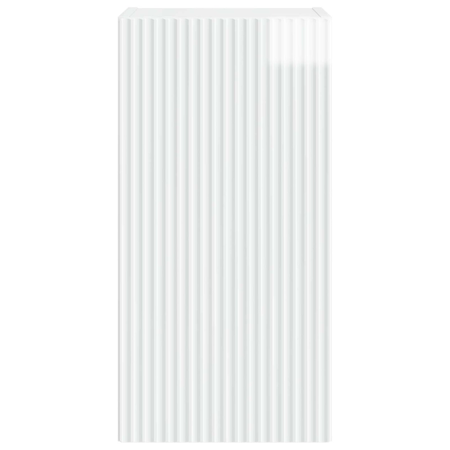 vidaXL Bathroom Wall Cabinet ARNHEM High Gloss White 30 x 31 x 59 cm