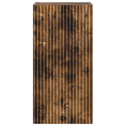 vidaXL Bathroom Wall Cabinet ARNHEM Smoked Oak 30 x 31 x 59 cm