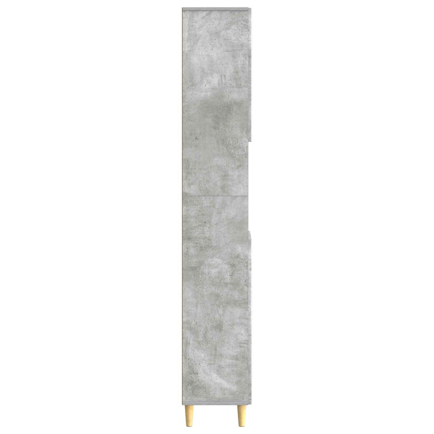 vidaXL Bathroom Cabinet with Open Shelf ARNHEM Concrete Grey