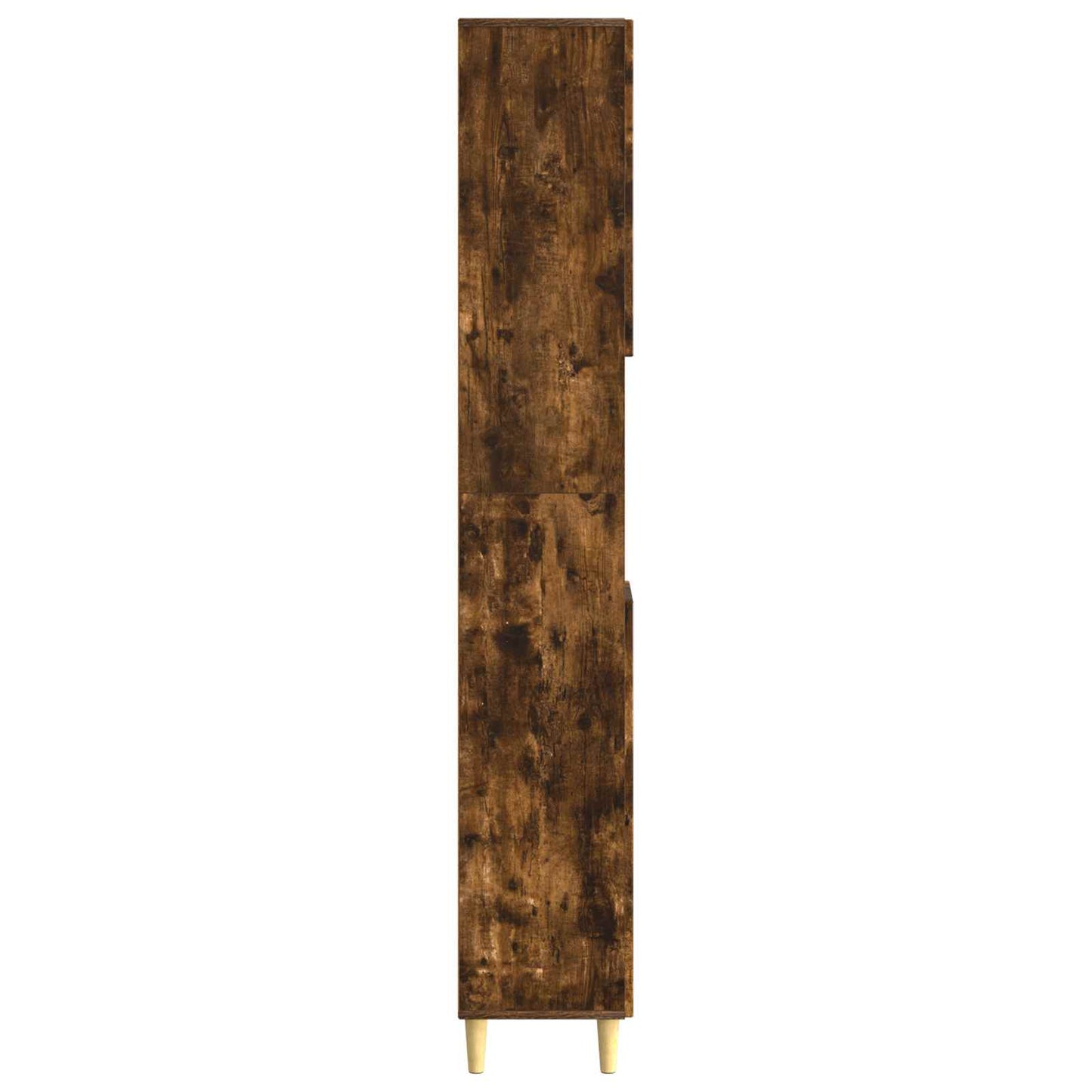 vidaXL Bathroom Cabinet with Open Shelf ARNHEM Smoked Oak