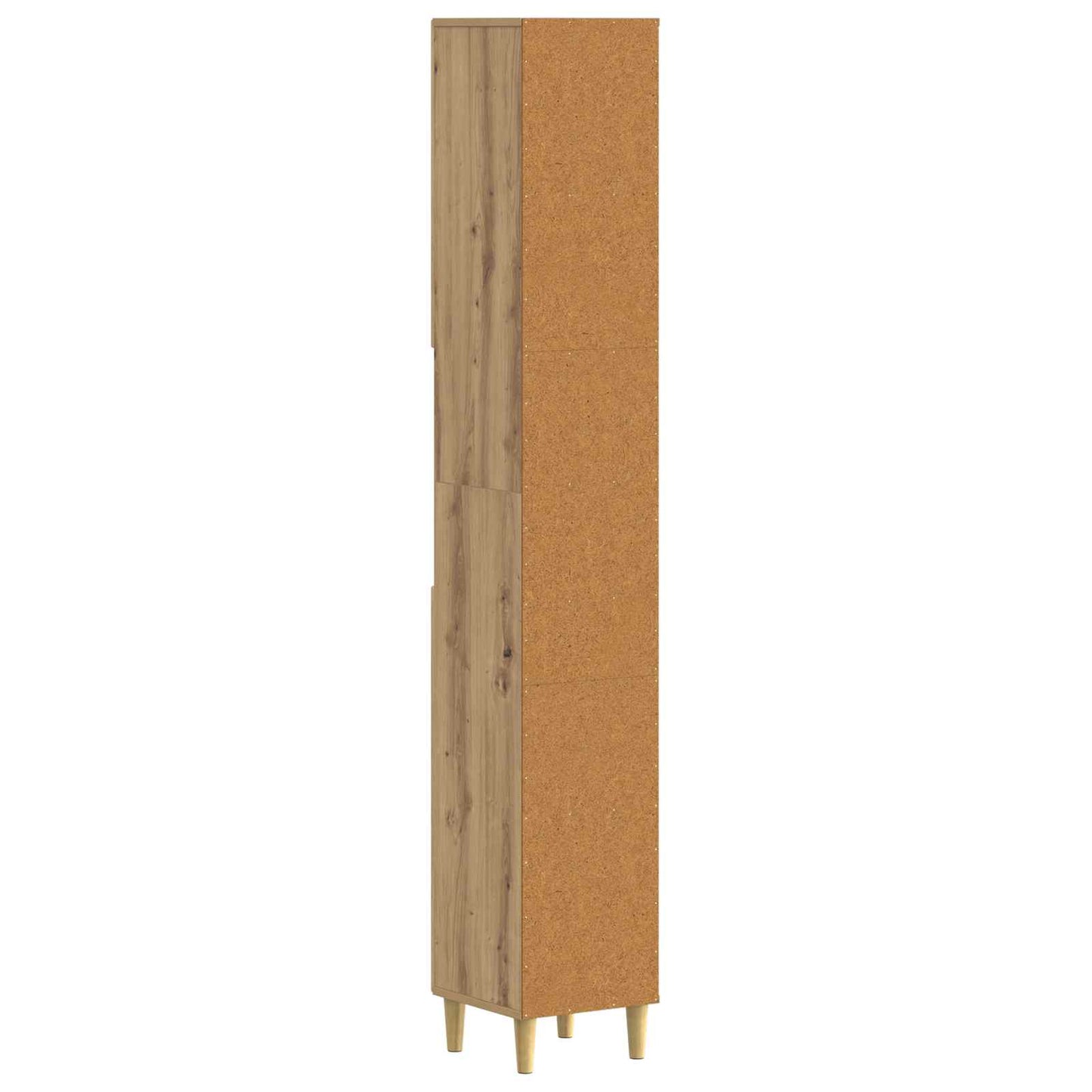 vidaXL Bathroom Cabinet with Open Shelf ARNHEM Artisan Oak
