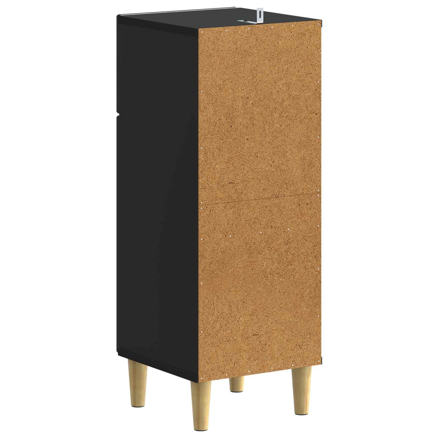 vidaXL Bathroom Storage Cainet ARNHEM Black 30 x 31 x 80 cm