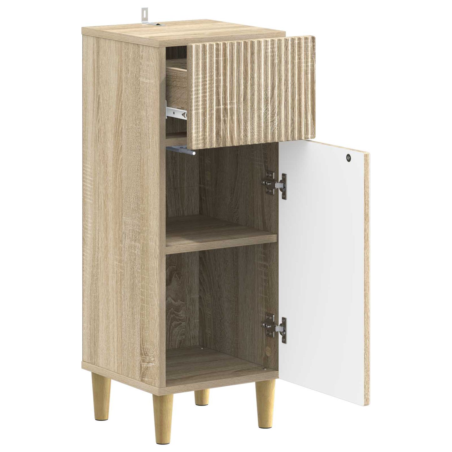 vidaXL Bathroom Storage Cainet ARNHEM Sonoma Oak 30 x 31 x 80 cm