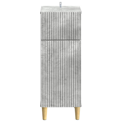 vidaXL Bathroom Storage Cainet ARNHEM Concrete Grey 30 x 31 x 80 cm