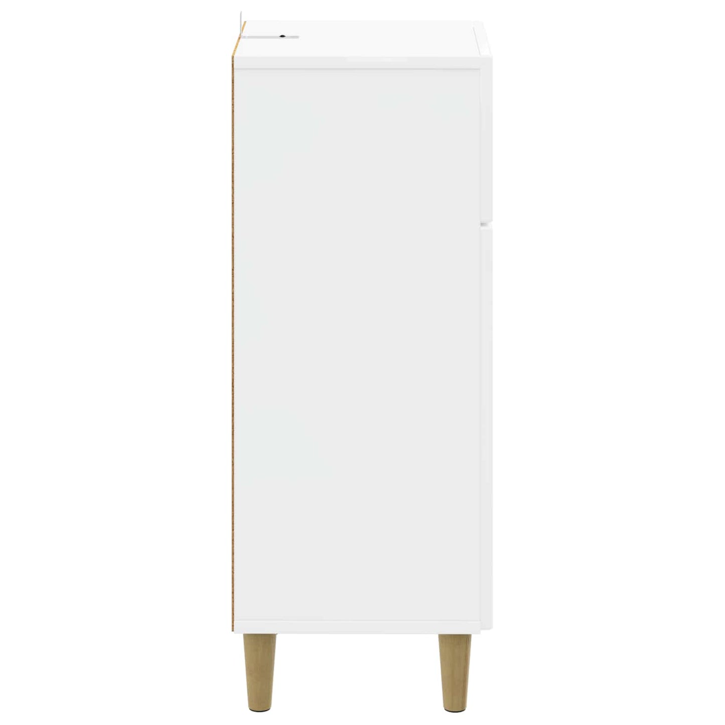 vidaXL Bathroom Storage Cainet ARNHEM High Gloss White 30 x 31 x 80 cm