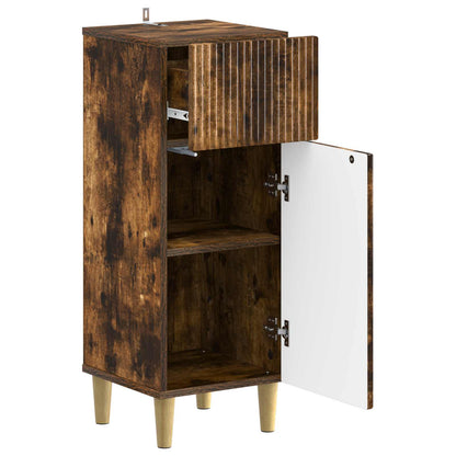 vidaXL Bathroom Storage Cainet ARNHEM Smoked Oak 30 x 31 x 80 cm