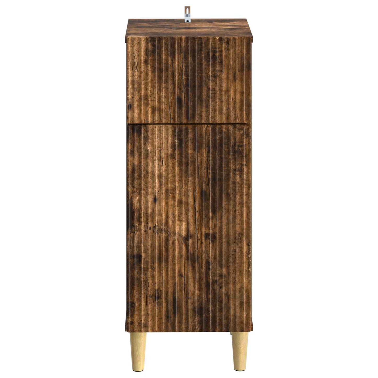 vidaXL Bathroom Storage Cainet ARNHEM Smoked Oak 30 x 31 x 80 cm