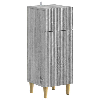 vidaXL Bathroom Storage Cainet ARNHEM Grey Sonoma 30 x 31 x 80 cm