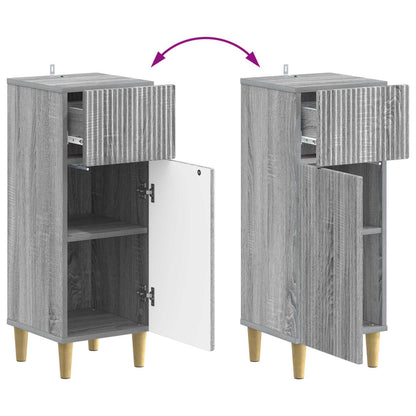 vidaXL Bathroom Storage Cainet ARNHEM Grey Sonoma 30 x 31 x 80 cm