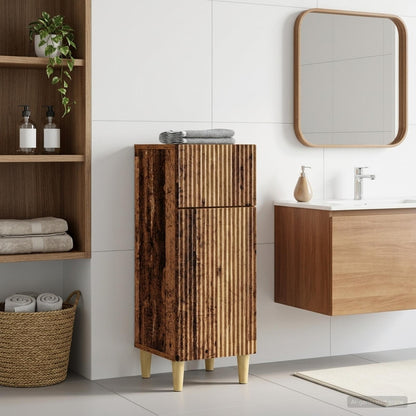 vidaXL Bathroom Storage Cainet ARNHEM Old Wood 30 x 31 x 80 cm