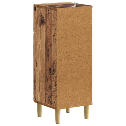 vidaXL Bathroom Storage Cainet ARNHEM Old Wood 30 x 31 x 80 cm