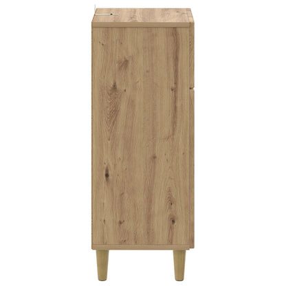vidaXL Bathroom Storage Cainet ARNHEM Artisan Oak 30 x 31 x 80 cm
