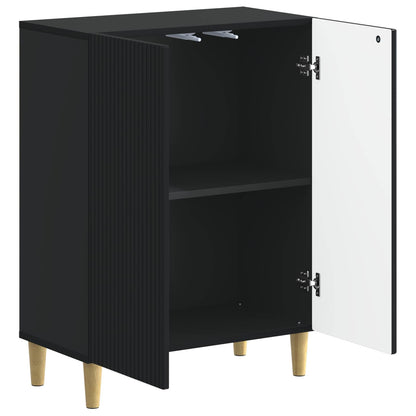 vidaXL Bathroom Storage Cainet ARNHEM Black 59.5 x 31 x 80 cm
