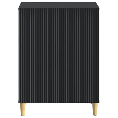 vidaXL Bathroom Storage Cainet ARNHEM Black 59.5 x 31 x 80 cm
