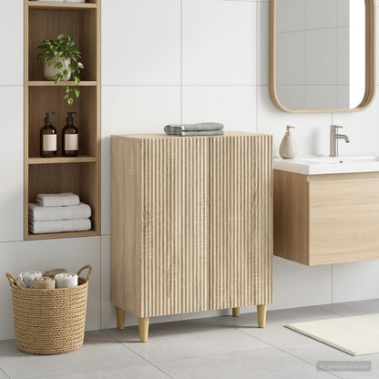vidaXL Bathroom Storage Cainet ARNHEM Sonoma Oak 59.5 x 31 x 80 cm