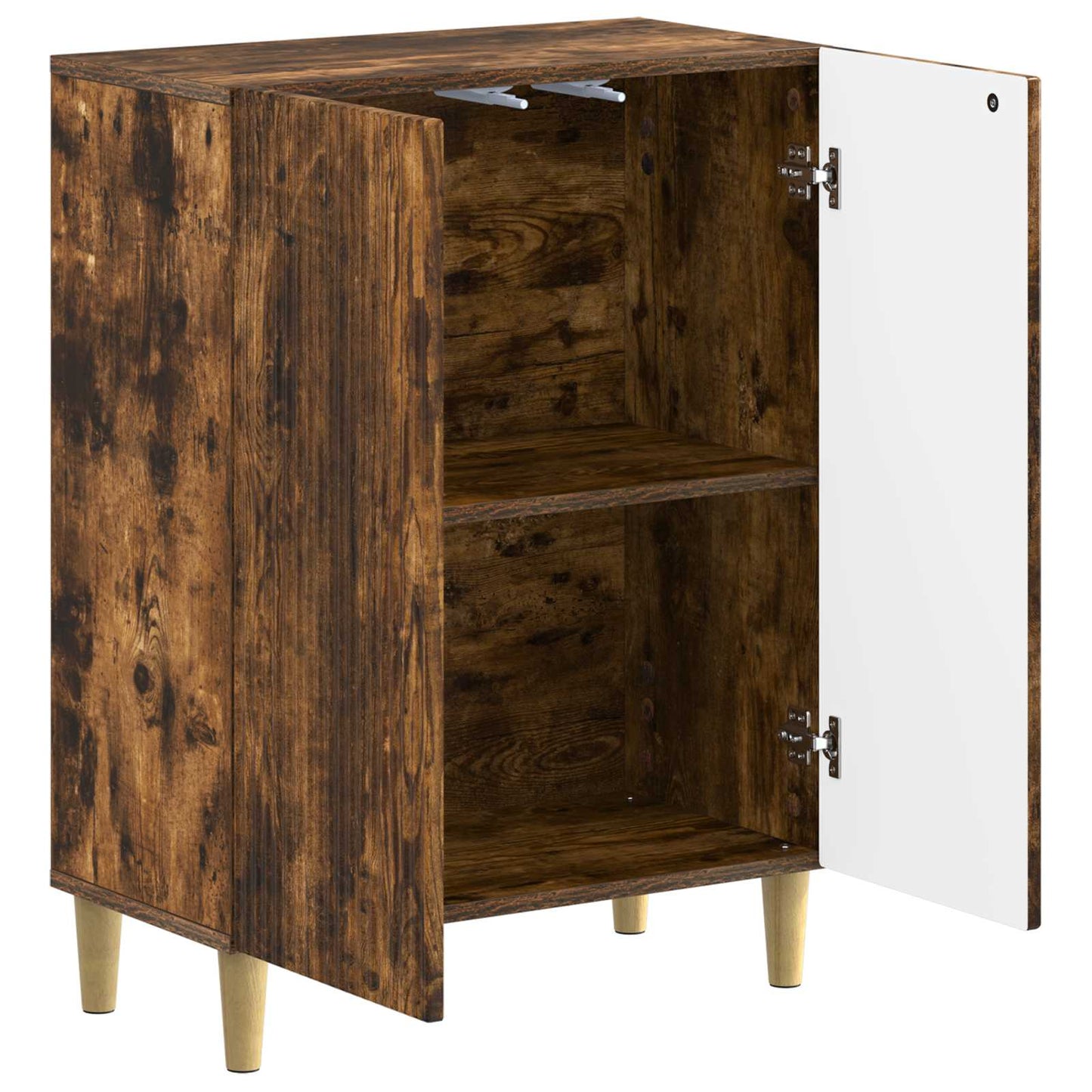vidaXL Bathroom Storage Cainet ARNHEM Smoked Oak 59.5 x 31 x 80 cm