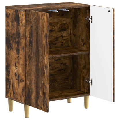 vidaXL Bathroom Storage Cainet ARNHEM Smoked Oak 59.5 x 31 x 80 cm