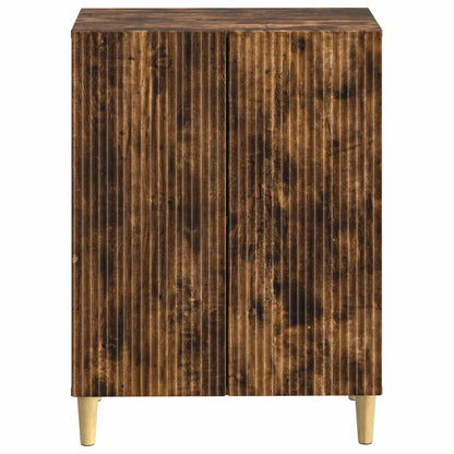 vidaXL Bathroom Storage Cainet ARNHEM Smoked Oak 59.5 x 31 x 80 cm