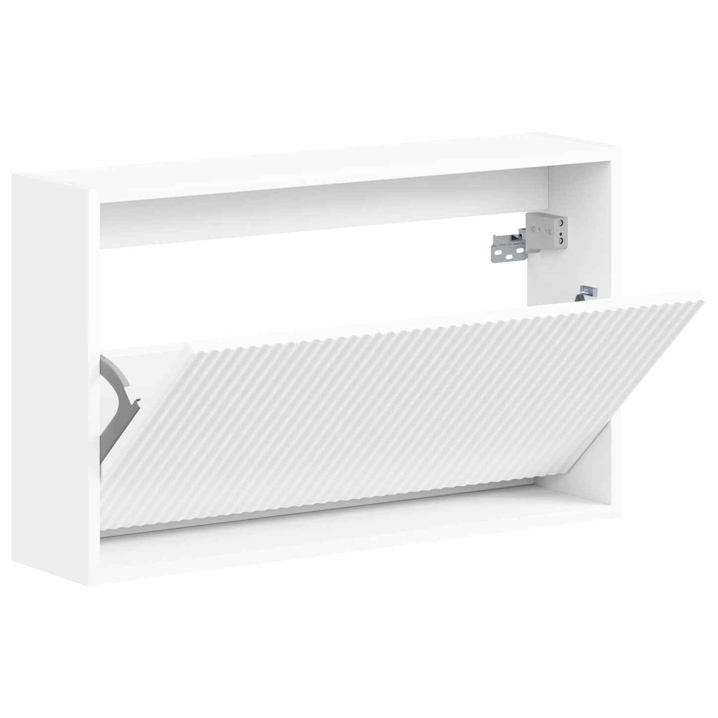 vidaXL Wall-Mounted Shoe Cabinet ARNHEM 71 x 17 x 43 cm White