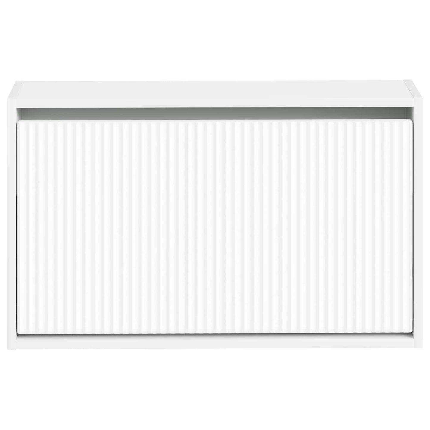 vidaXL Wall-Mounted Shoe Cabinet ARNHEM 71 x 17 x 43 cm White