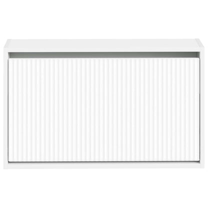 vidaXL Wall-Mounted Shoe Cabinet ARNHEM 71 x 17 x 43 cm White