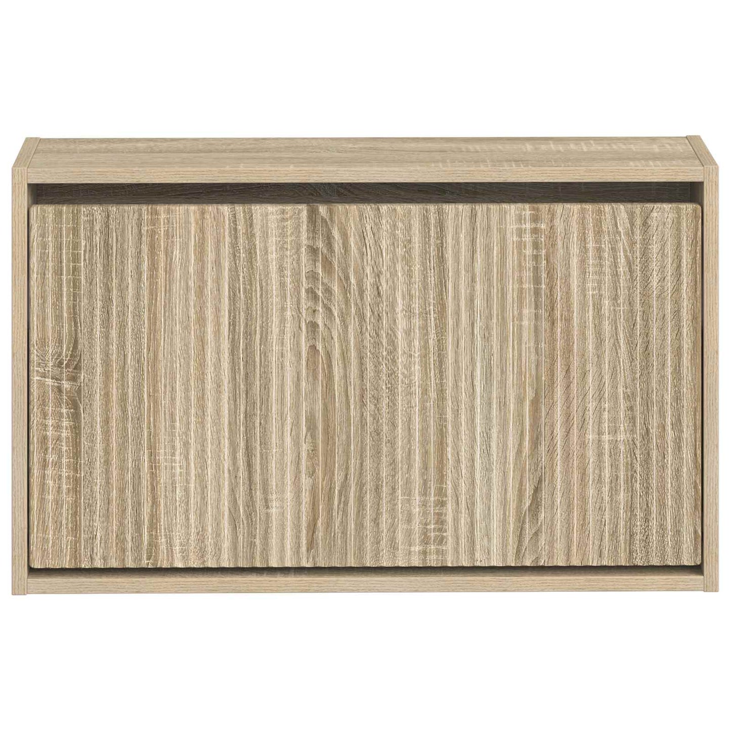vidaXL Wall-Mounted Shoe Cabinet ARNHEM 71 x 17 x 43 cm Sonoma Oak