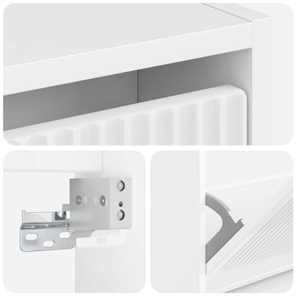 vidaXL Wall-Mounted Shoe Cabinet ARNHEM 71 x 17 x 43 cm