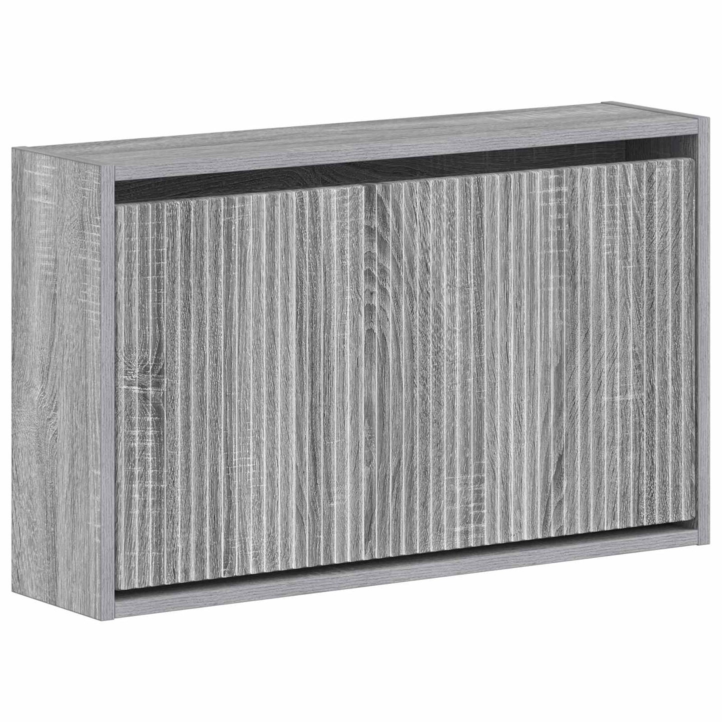 vidaXL Wall-Mounted Shoe Cabinet ARNHEM 71 x 17 x 43 cm Grey Sonoma