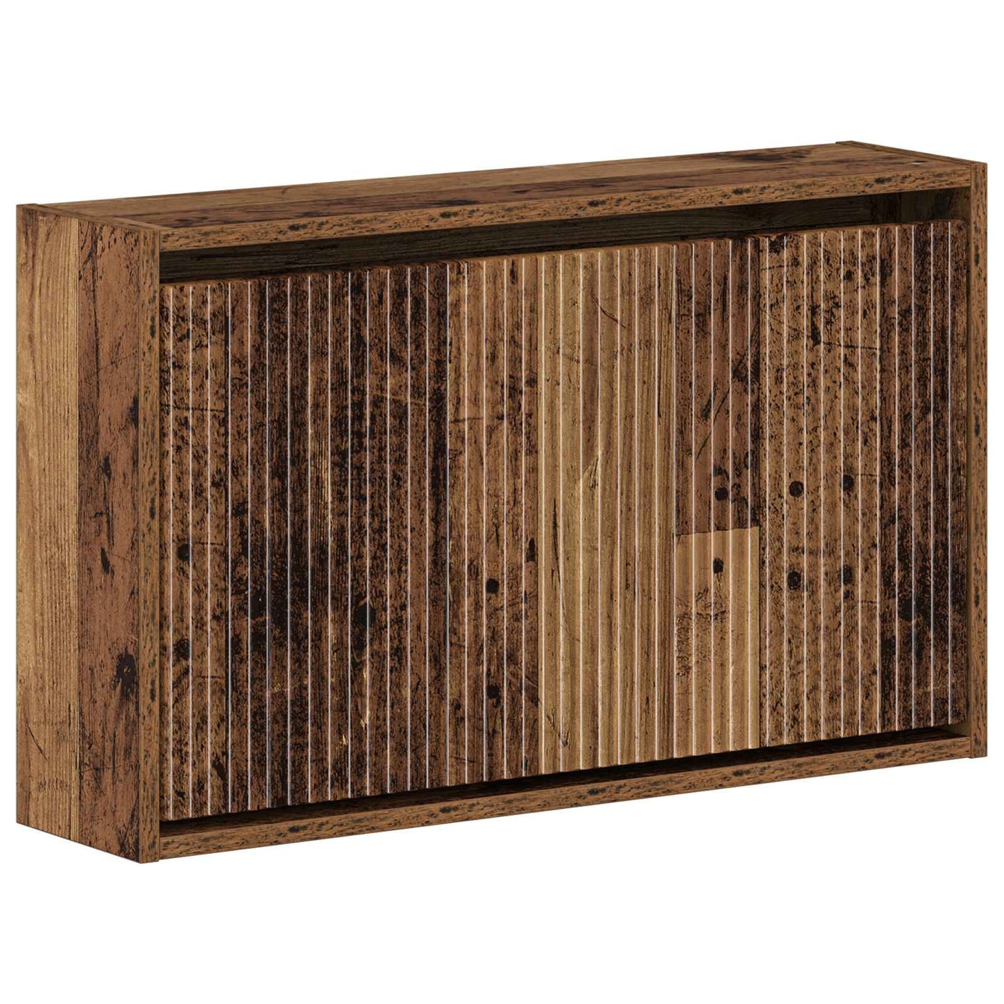 vidaXL Wall-Mounted Shoe Cabinet ARNHEM 71 x 17 x 43 cm Old Wood