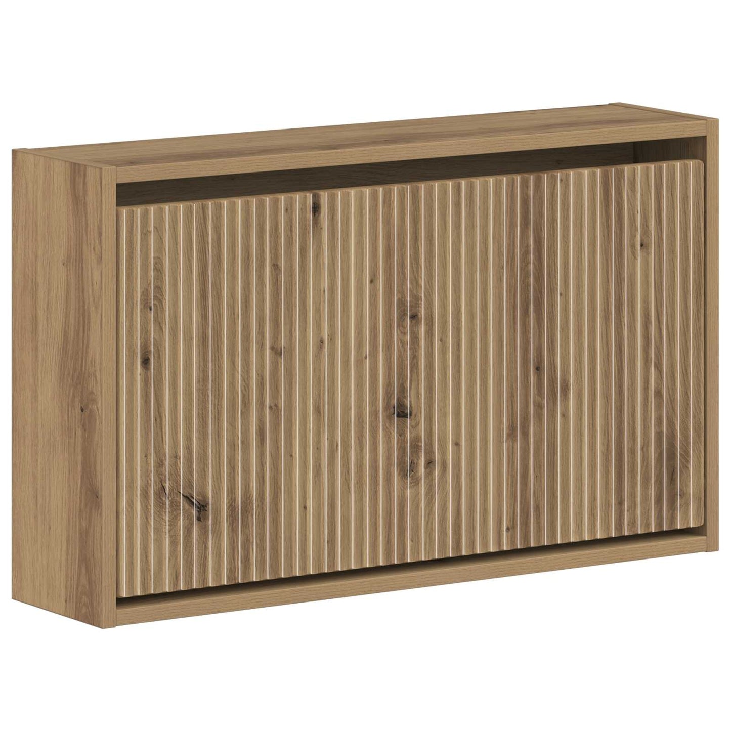 vidaXL Wall-Mounted Shoe Cabinet ARNHEM 71 x 17 x 43 cm Artisan Oak