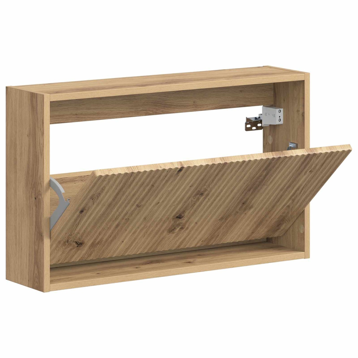 vidaXL Wall-Mounted Shoe Cabinet ARNHEM 71 x 17 x 43 cm Artisan Oak