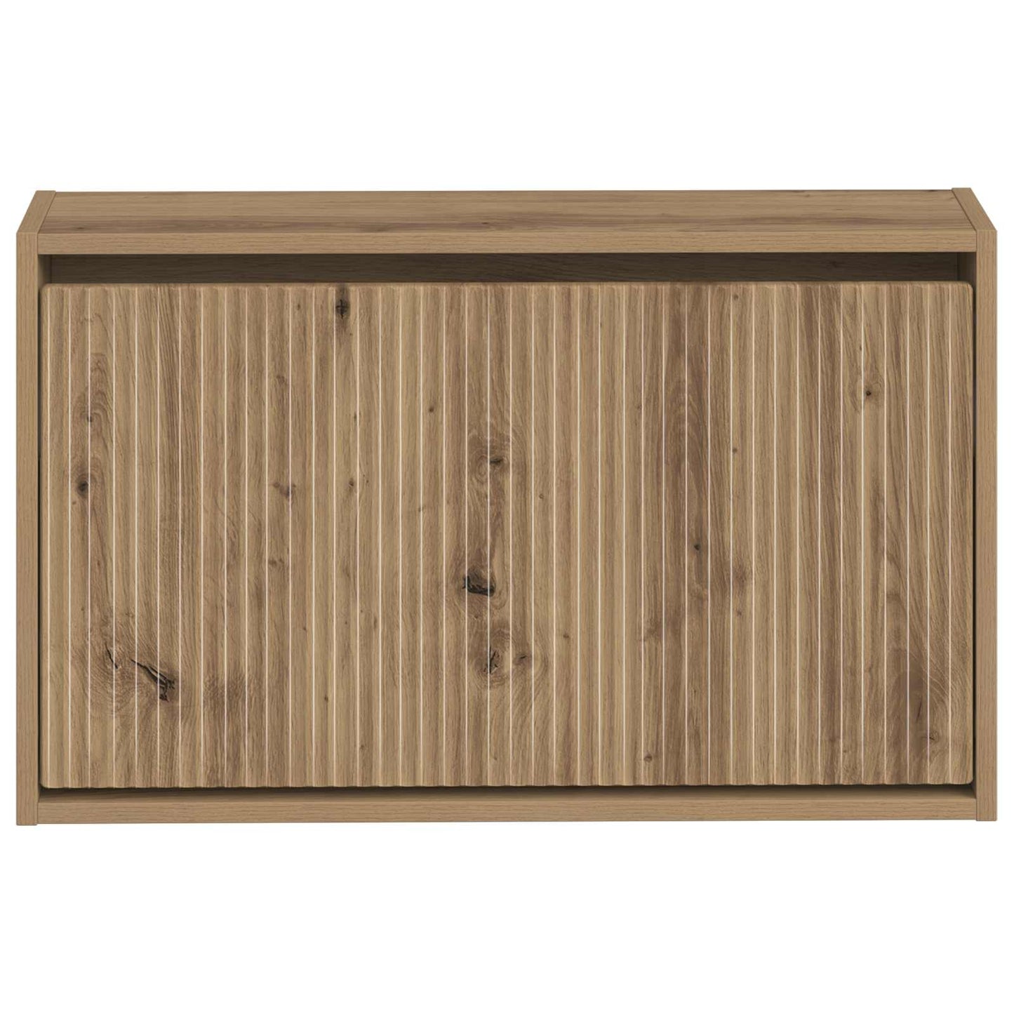 vidaXL Wall-Mounted Shoe Cabinet ARNHEM 71 x 17 x 43 cm Artisan Oak
