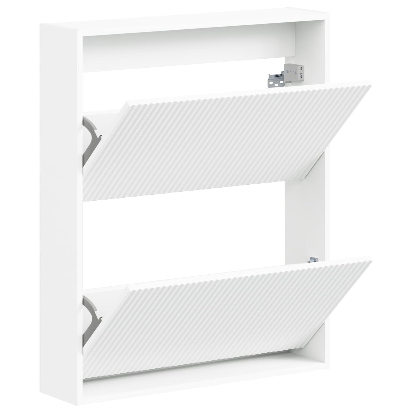 vidaXL Wall-Mounted Shoe Cabinet ARNHEM 71 x 17 x 86 cm White