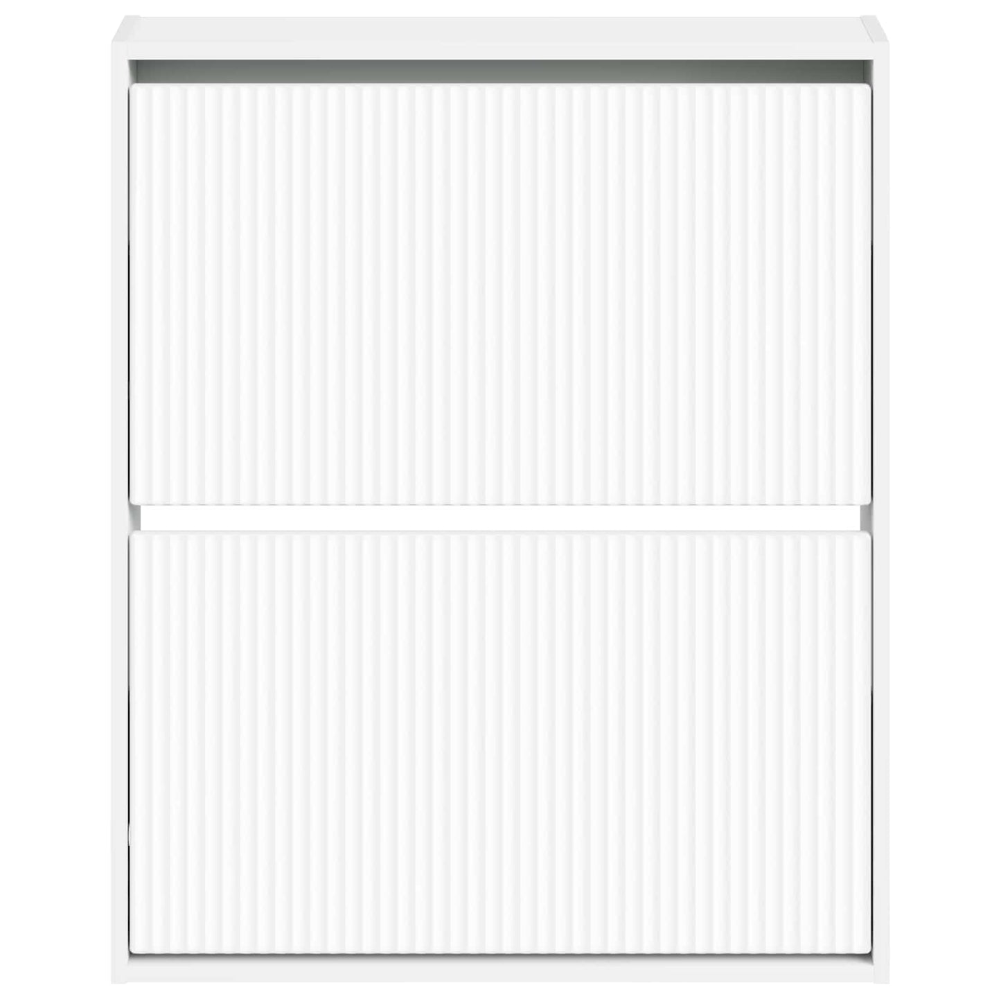 vidaXL Wall-Mounted Shoe Cabinet ARNHEM 71 x 17 x 86 cm White