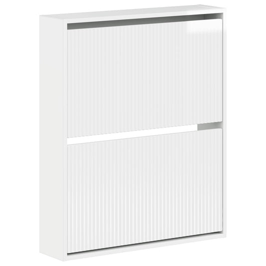 vidaXL Wall-Mounted Shoe Cabinet ARNHEM 71 x 17 x 86 cm