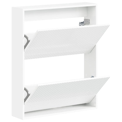 vidaXL Wall-Mounted Shoe Cabinet ARNHEM 71 x 17 x 86 cm