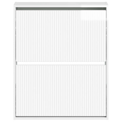 vidaXL Wall-Mounted Shoe Cabinet ARNHEM 71 x 17 x 86 cm