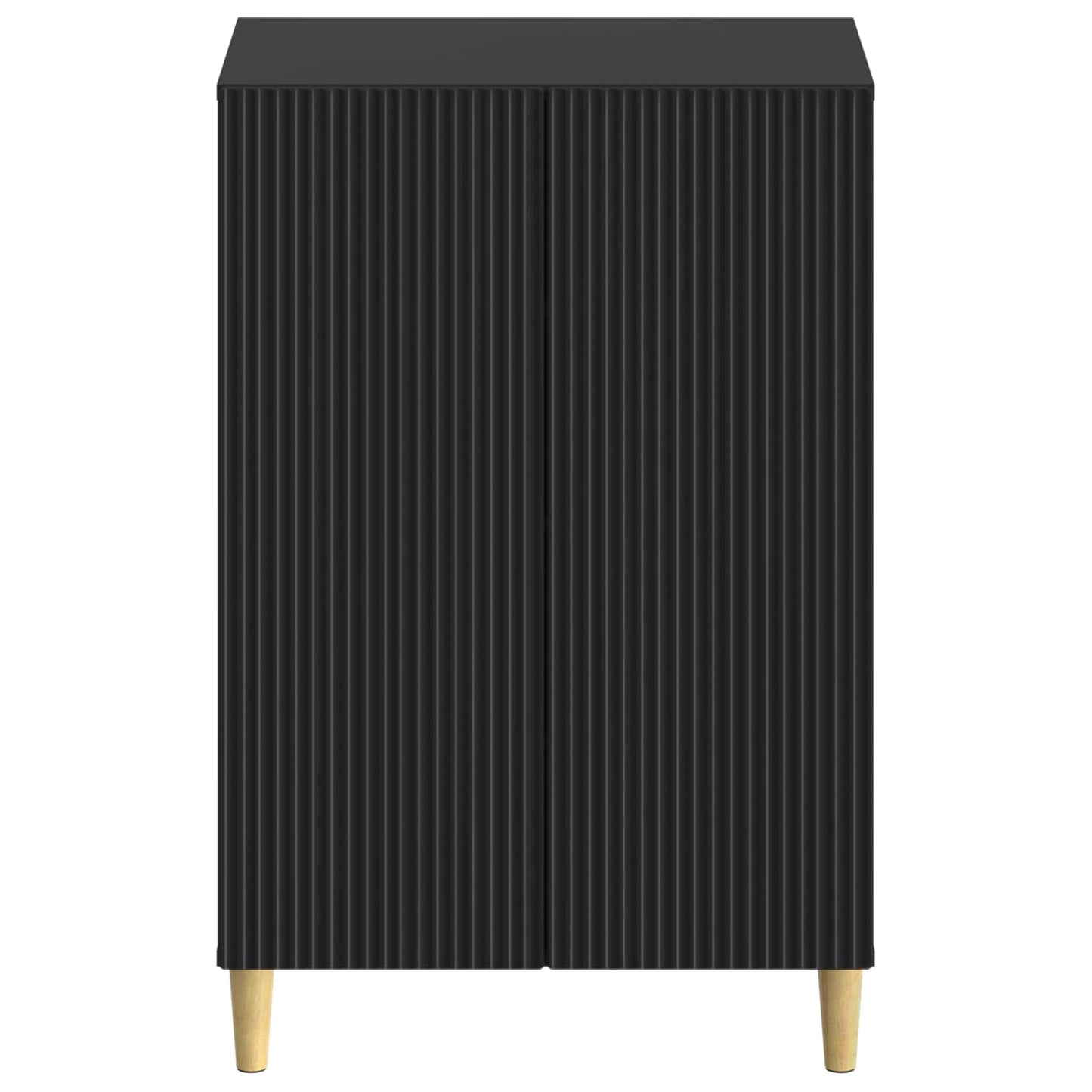vidaXL Shoe Cabinet ARNHEM 59.5 x 39.5 x 90 cm Engineered Wood Black