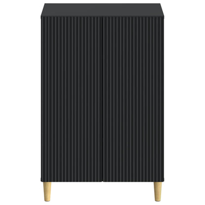 vidaXL Shoe Cabinet ARNHEM 59.5 x 39.5 x 90 cm Engineered Wood Black