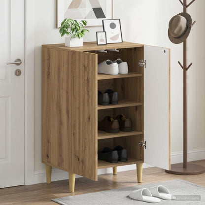 vidaXL Shoe Cabinet ARNHEM 59.5 x 39.5 x 90 cm Engineered Wood