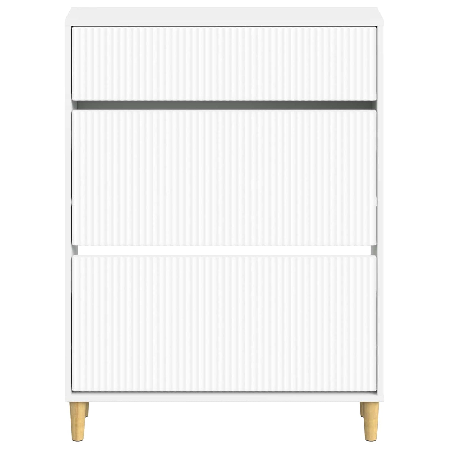 vidaXL Shoe Cabinet ARNHEM 78 x 24 x 103 cm Engineered Wood White