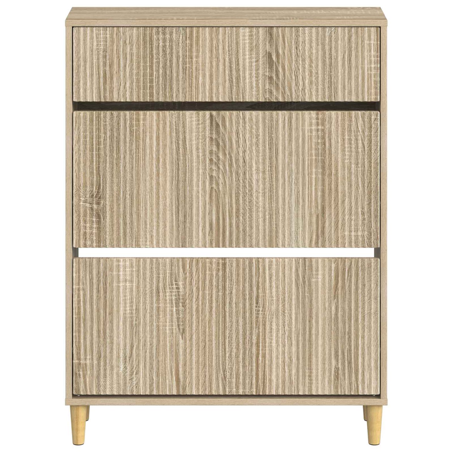 vidaXL Shoe Cabinet ARNHEM 78 x 24 x 103 cm Engineered Wood Sonoma Oak