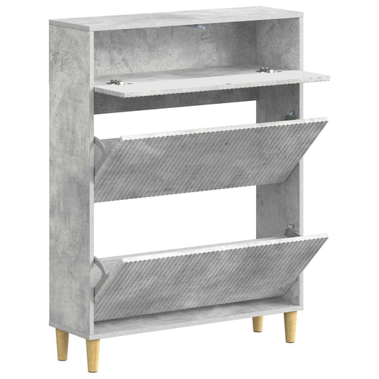 vidaXL Shoe Cabinet ARNHEM 78 x 24 x 103 cm Engineered Wood