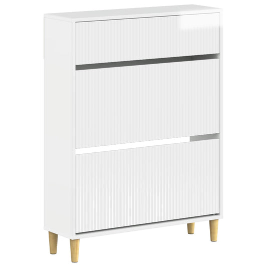 vidaXL Shoe Cabinet ARNHEM 78 x 24 x 103 cm Engineered Wood